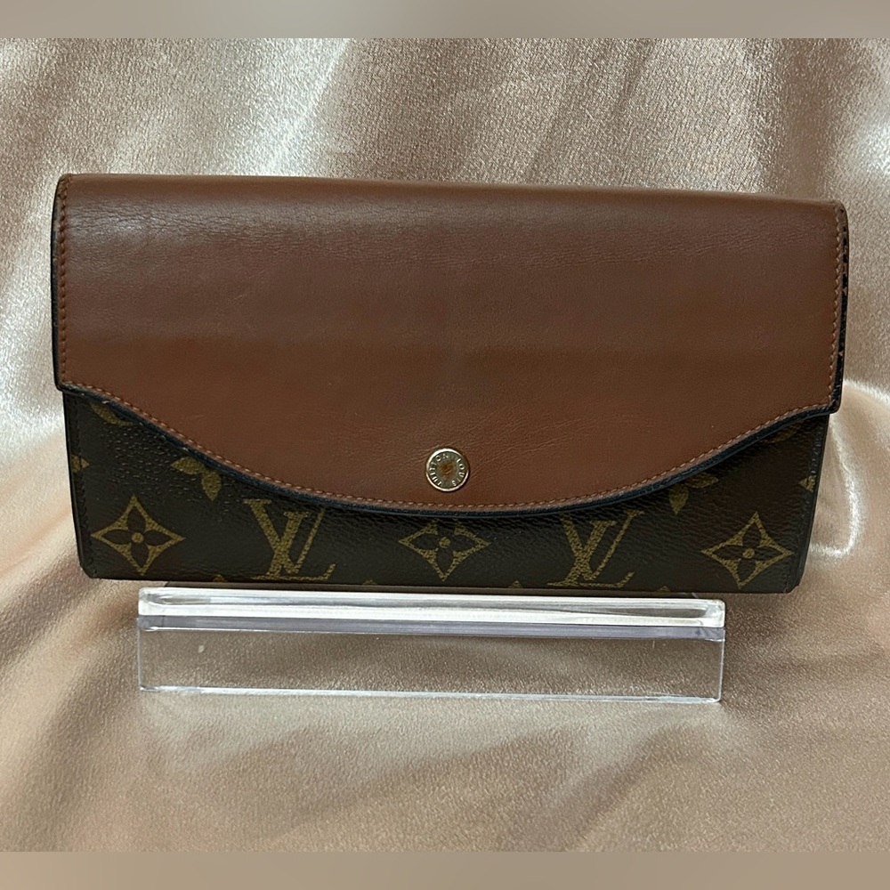 Louis Vuitton Sarah Tuileries Monogram & Leather Wallet SN3107